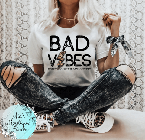 Bad Vibes Adult T-shirt