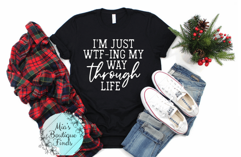 My Way Through Life Adult T-shirt